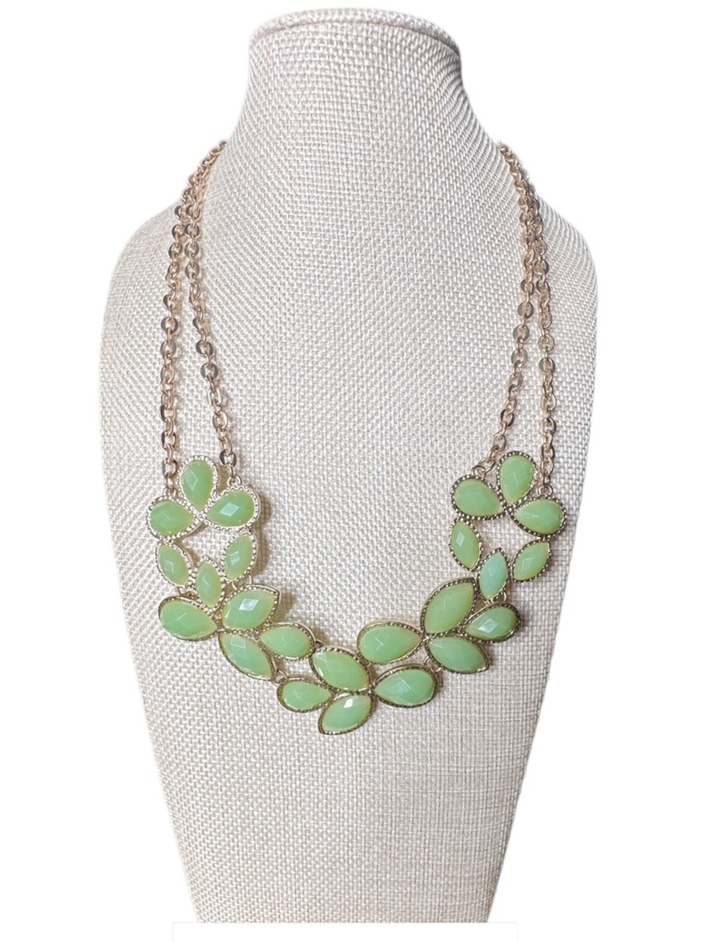 5/$25 😻 Green Leaf Statement Necklace - Women Jewelry